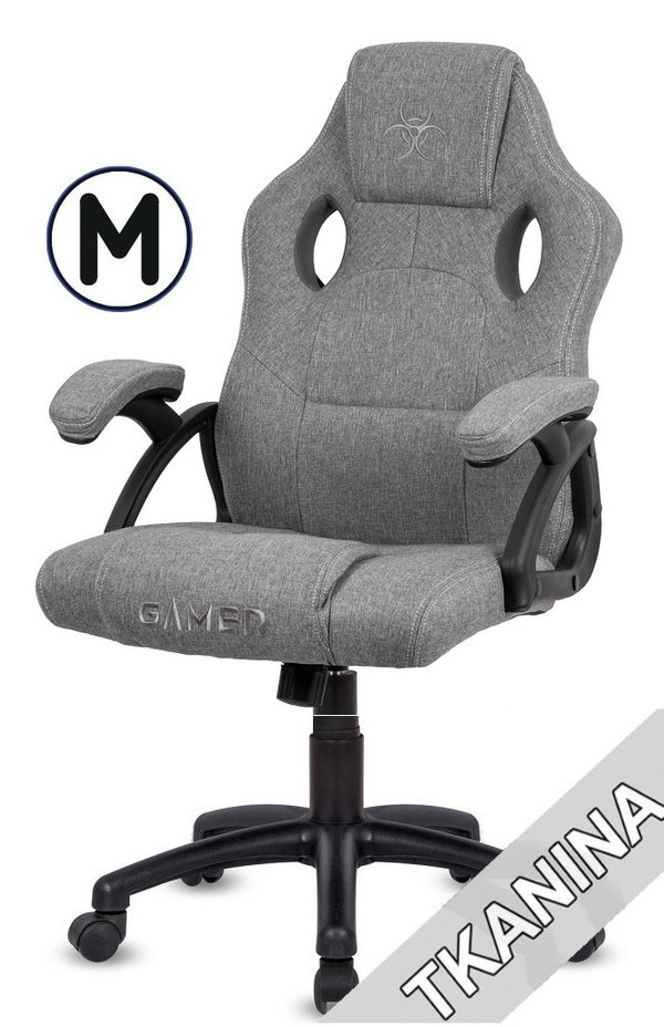 Fotel obrotowy do biurka CARRERA M STONE FABRIC